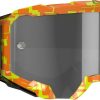 Motocrossbrillen Leatt Goggles Velocity 5.5neon orange light grey 58%