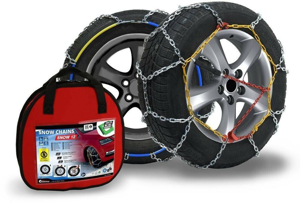 Schneeketten Compass SNOW 12mm für Reifen 235/45 R19 ÖNORM, geprüft (130) 1 Paar, Extra Stark