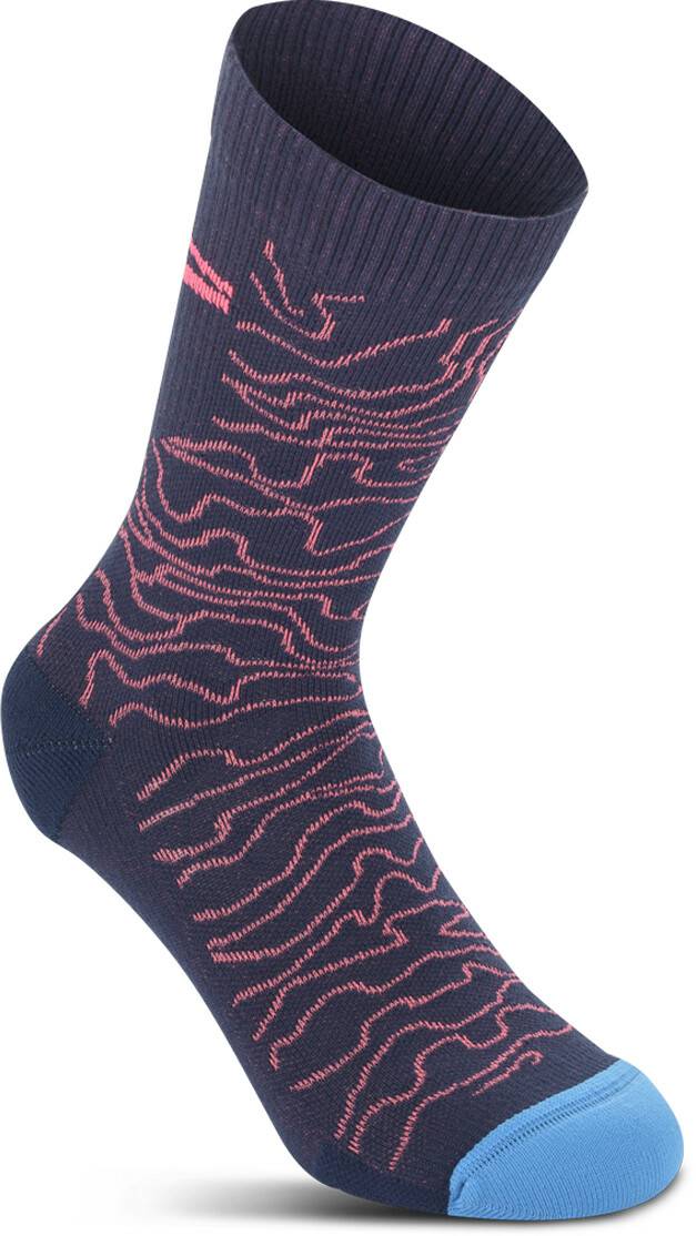 Alpinestars Drop 15 Socken pink/blau Motorrad Unterwäsche