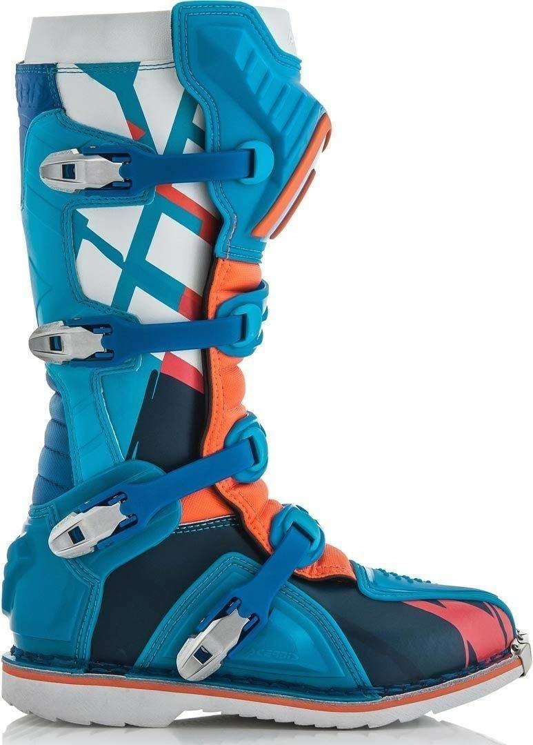 Acerbis X-Pro Vblau/orange Motorradstiefel