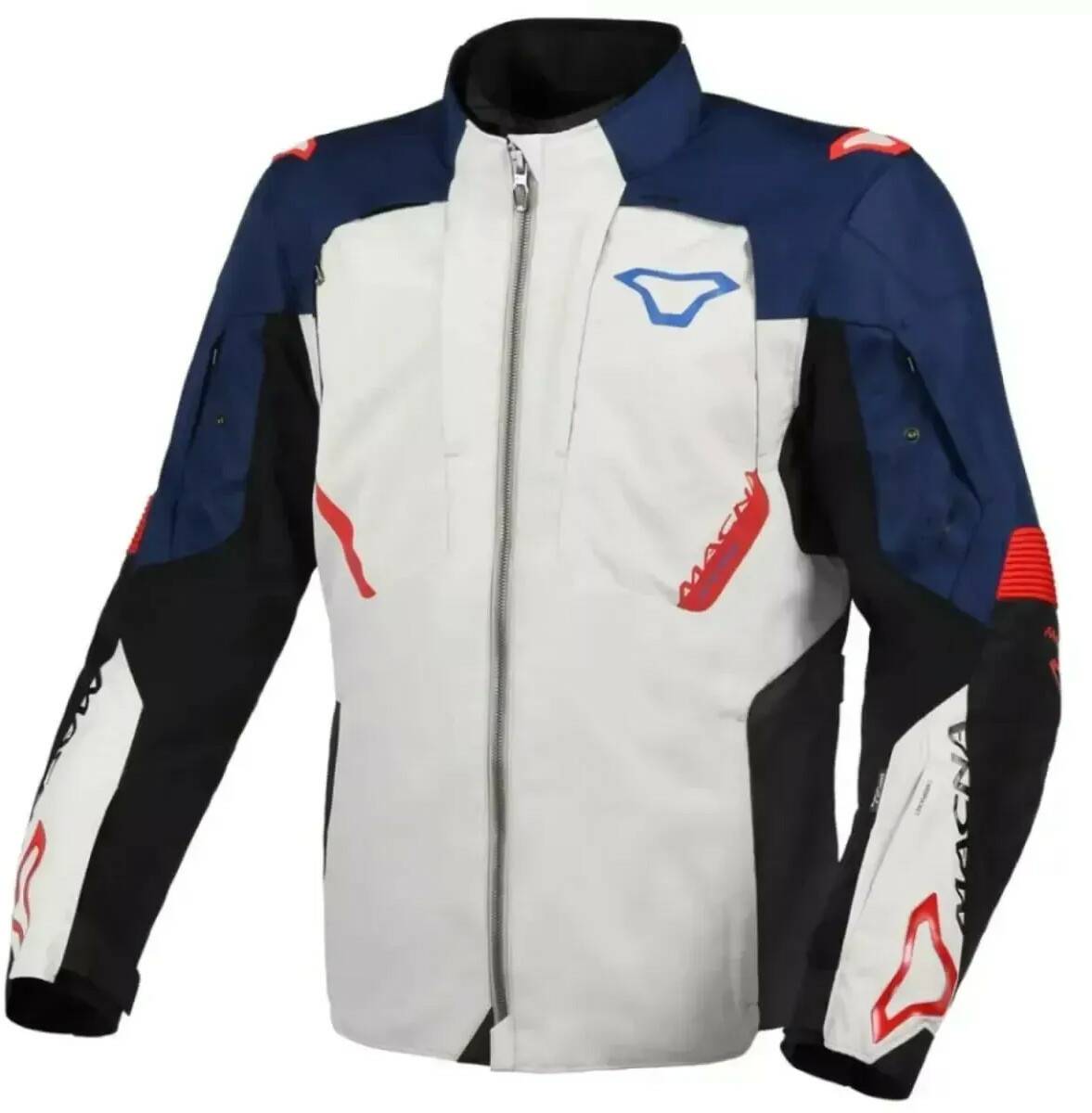 Motorradjacken Macna Notch Jacketgrey/blue