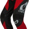 Motorradhosen O'Neal Mayhem Hexx Motocross Hose schwarz/rot