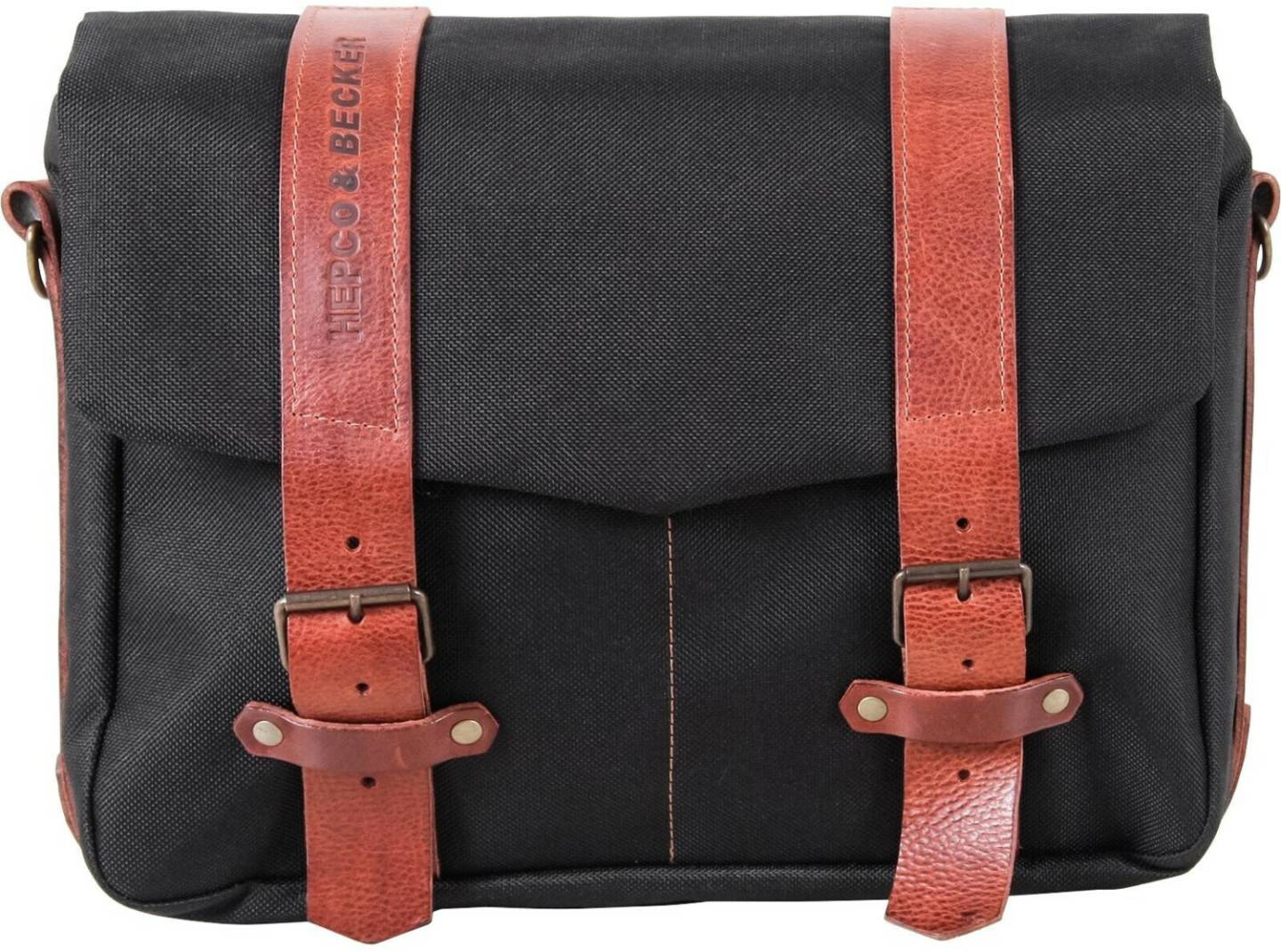 Motorradgepäck Hepco & Becker Satteltasche Legacy Canvas - C-Bow Stück L 11 L schwarz Baumwolle (6451976 00 01 L)