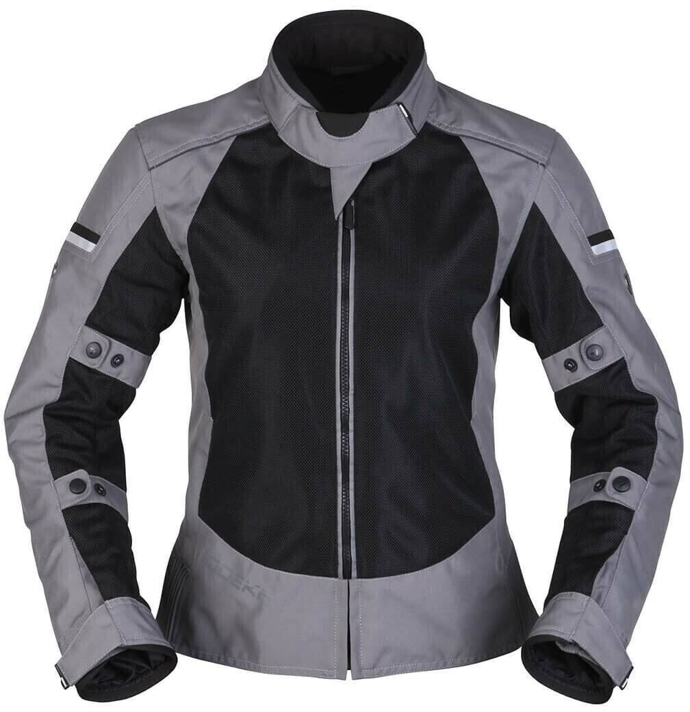 Motorradjacken Modeka Veo Air Damenjackeschwarz/grau